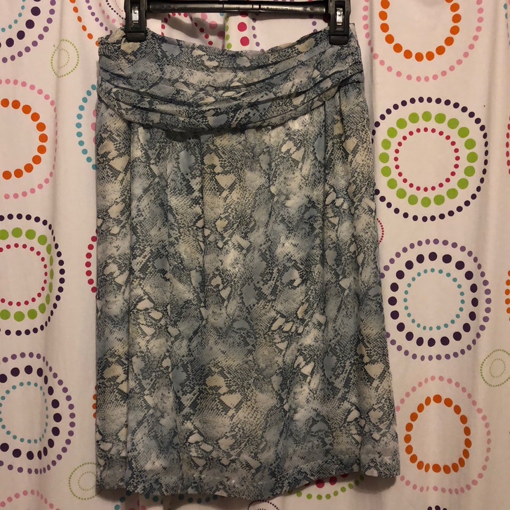 Snake skin skirt